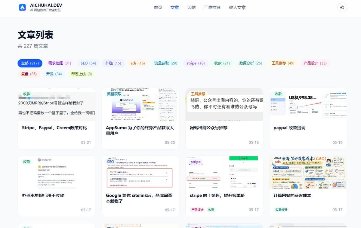 出海一周年,稳定万刀,网站出海内容整理